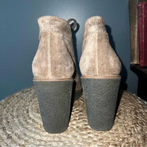 Aquatalia Vianna Suede Wedge Booties - Picture 2 of 8